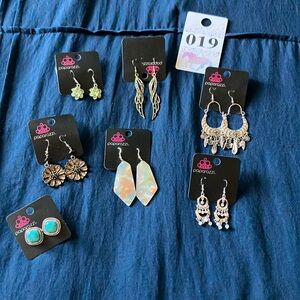 Paparazzi Elegant Earring Collection - Silver, Gold, Turquoise